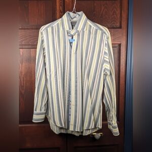 8 Dress Shirts (Thomas Dean) All Size M